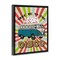 Stupell Industries Groovy Disco Van Phrase Floating Frame By CAD Designs
